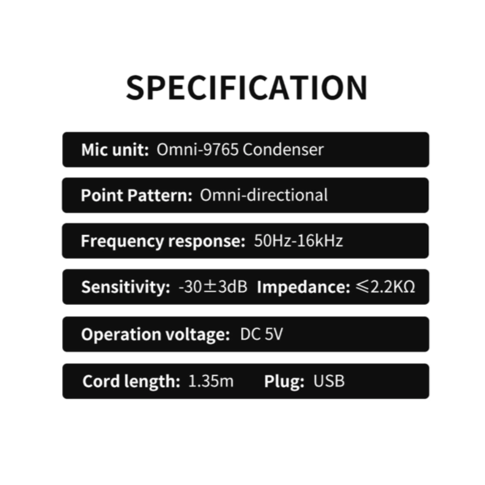 RGB Gaming Desktop Microphone