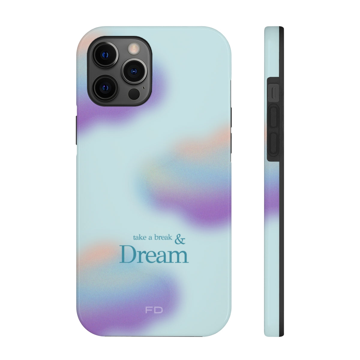 Take a Break and Dream Tough Case for iPhone Supports Wireless Charging