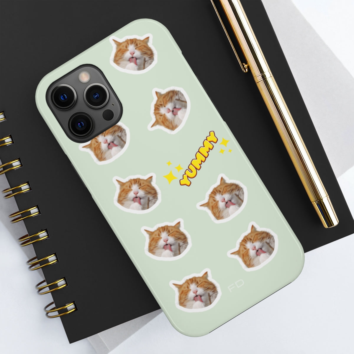 Cat Yummy Tough Case for iPhone with Wireless Charging