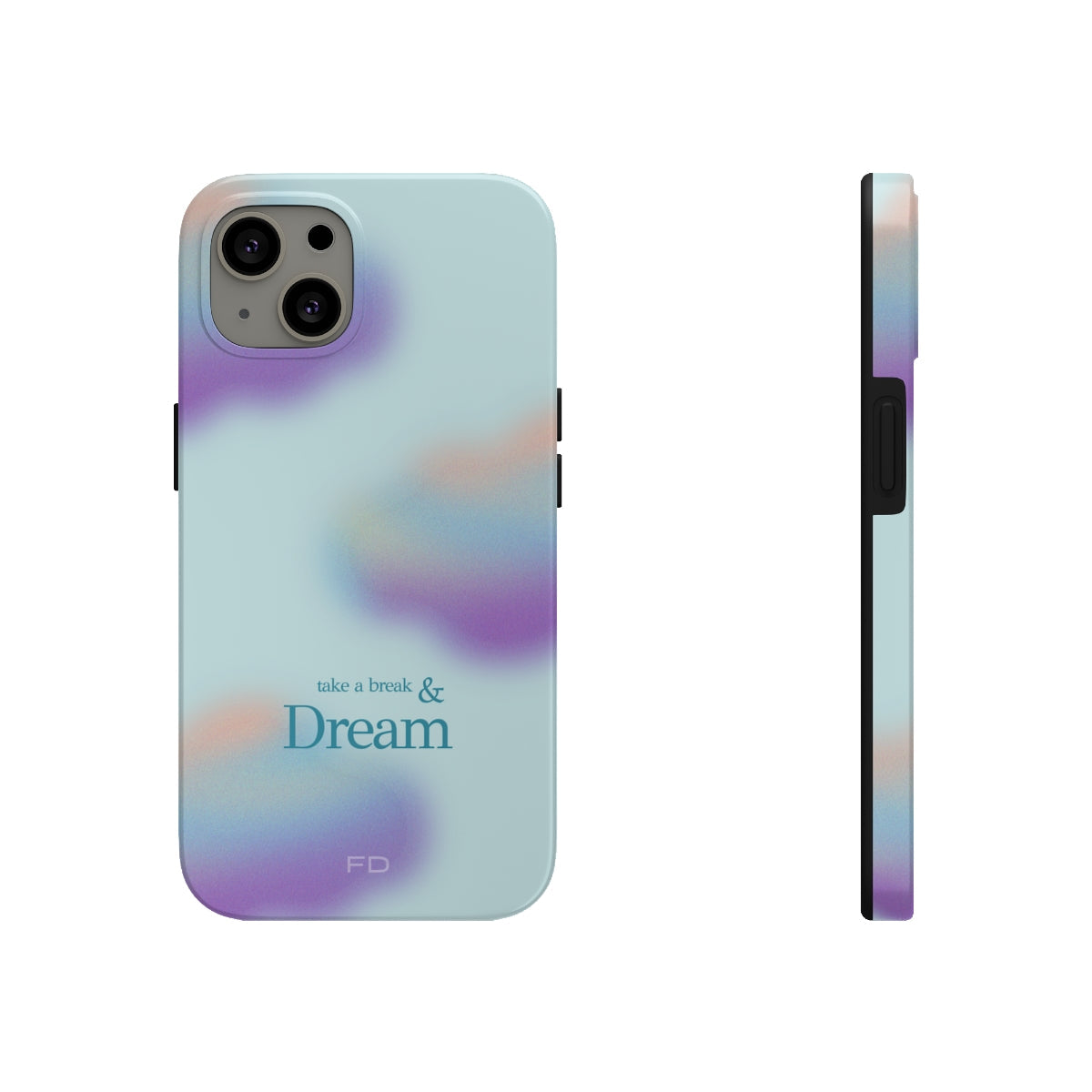 Take a Break and Dream Tough Case for iPhone Supports Wireless Charging