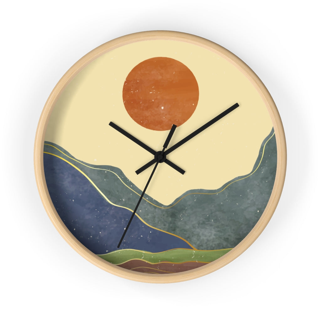 California Sun Wall clock