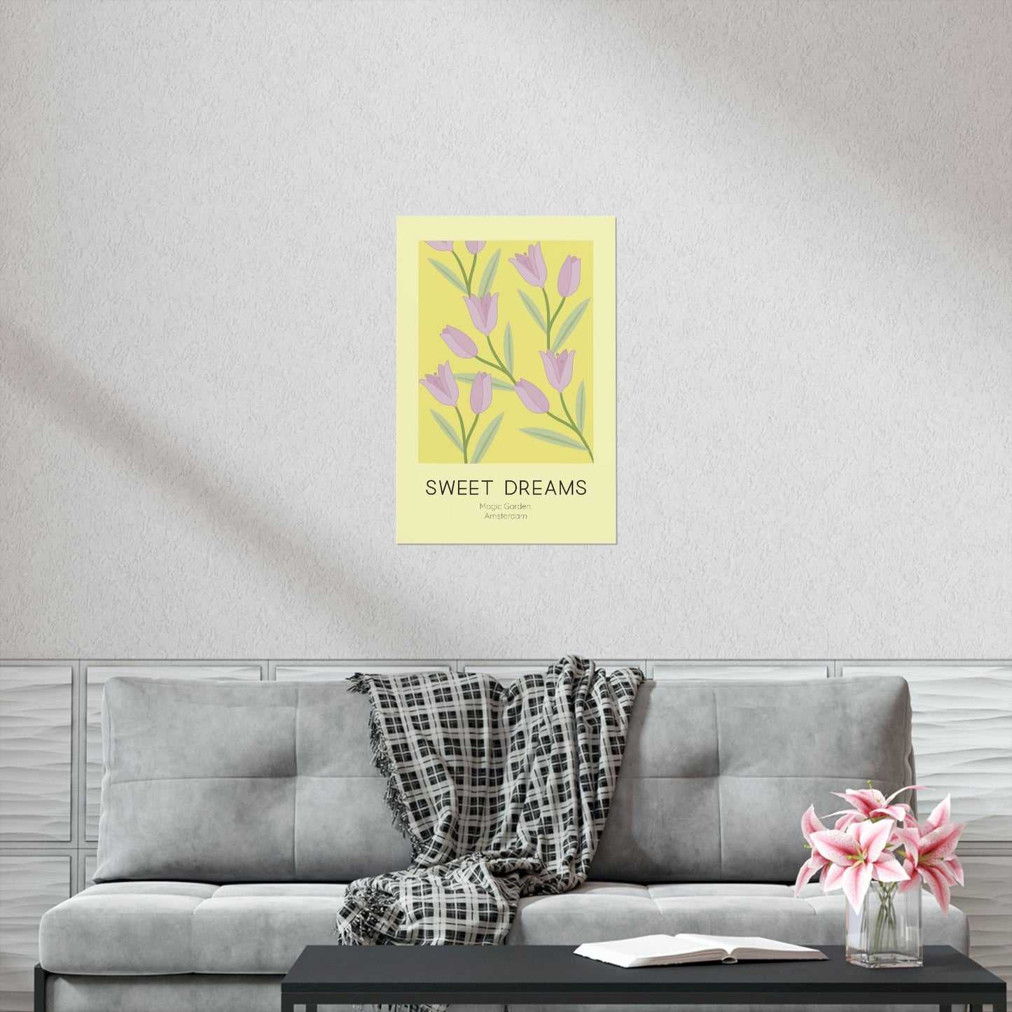 Sweet Dreams Tulip Poster