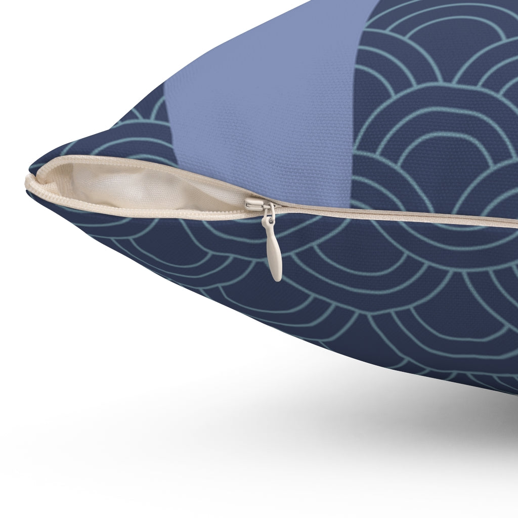 Navy Strip Abstract Cushion Home Decoration Accents - 4 Sizes