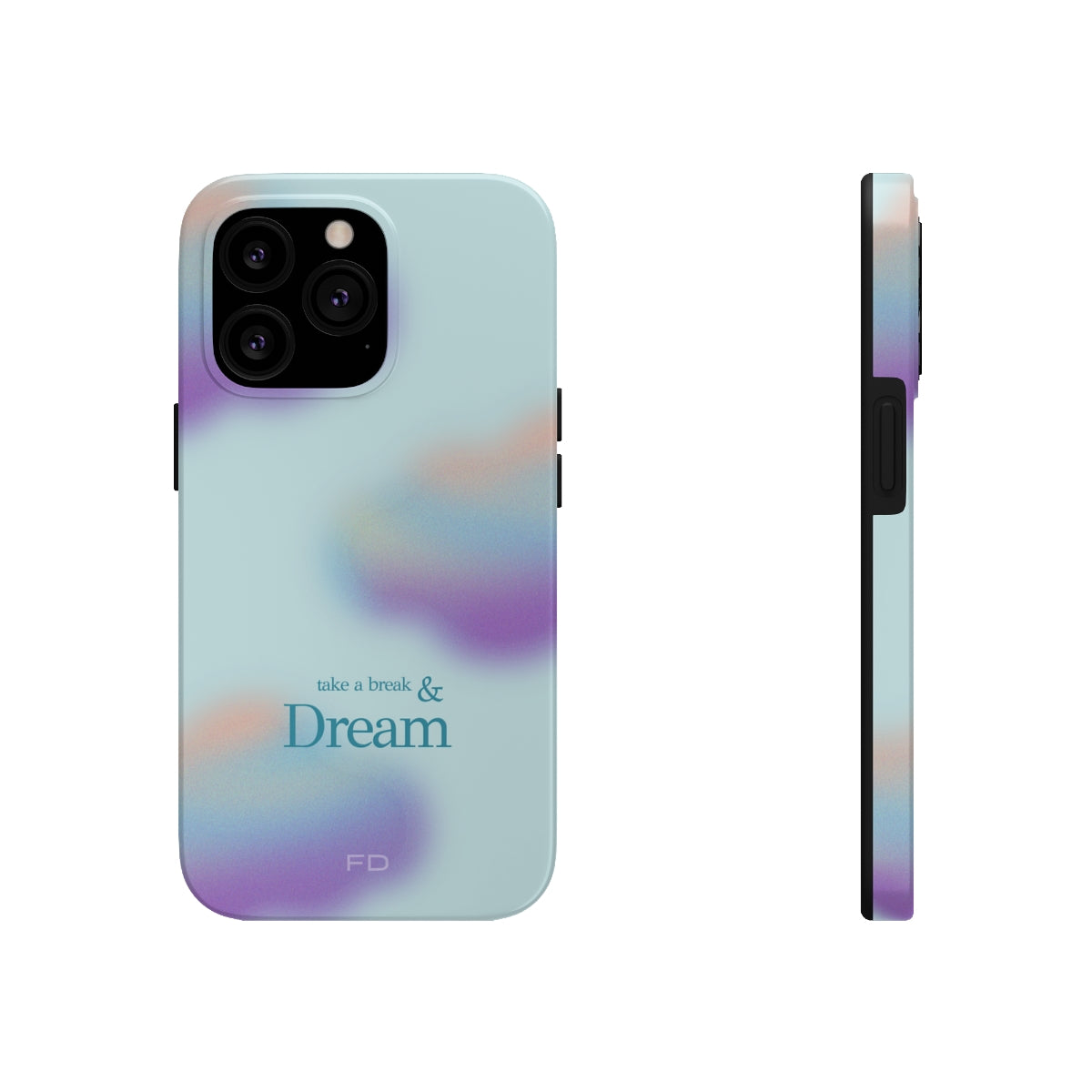 Take a Break and Dream Tough Case for iPhone Supports Wireless Charging