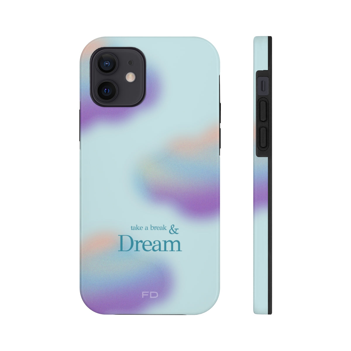 Take a Break and Dream Tough Case for iPhone Supports Wireless Charging