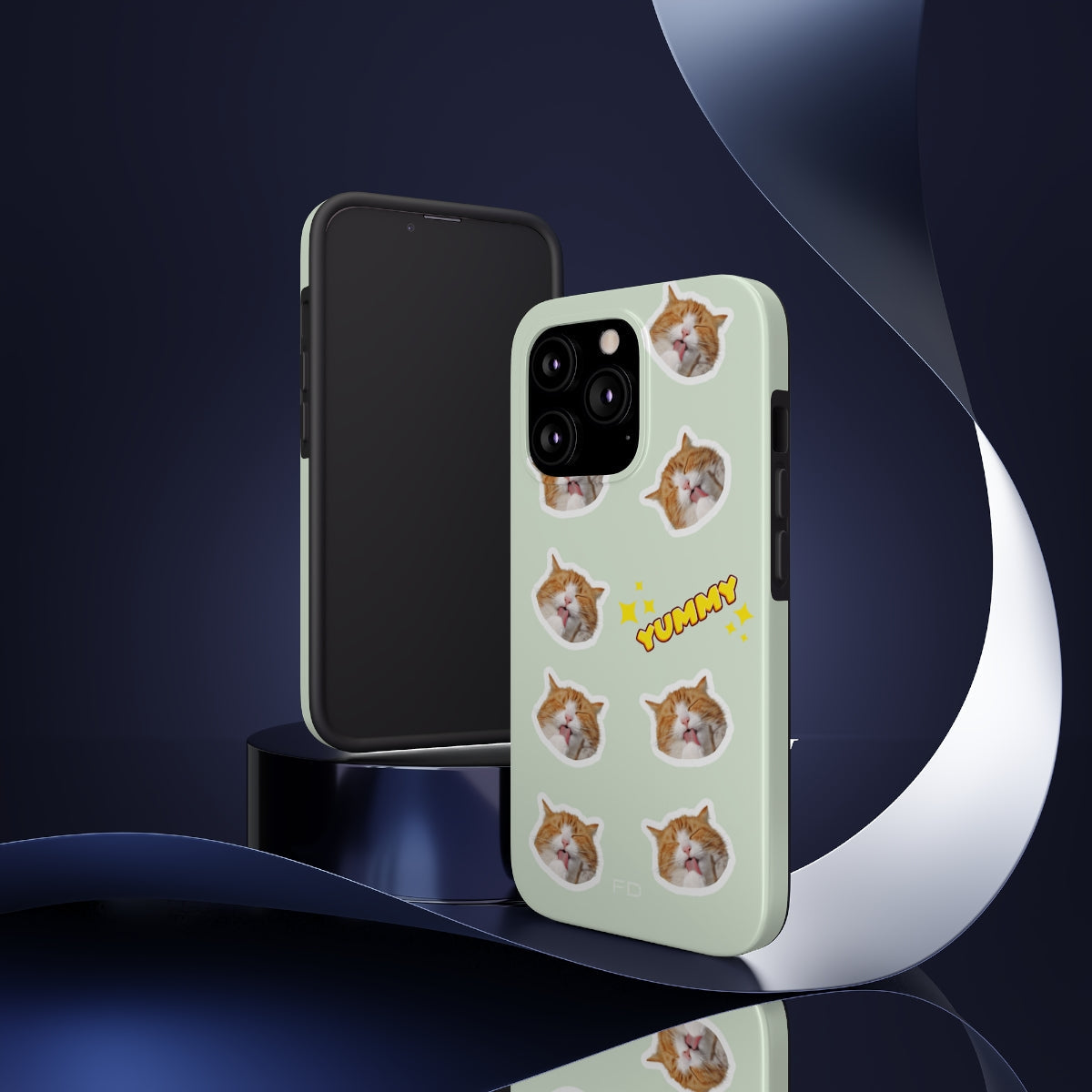 Cat Yummy Tough Case for iPhone with Wireless Charging