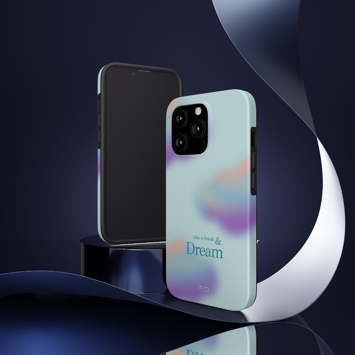 Take a Break and Dream Tough Case for iPhone Supports Wireless Charging