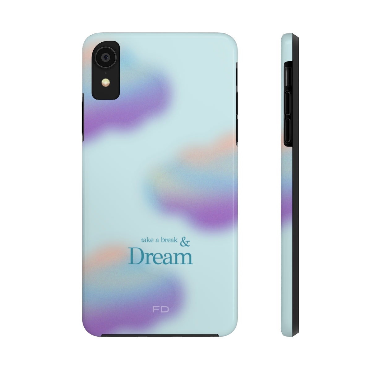 Take a Break and Dream Tough Case for iPhone Supports Wireless Charging
