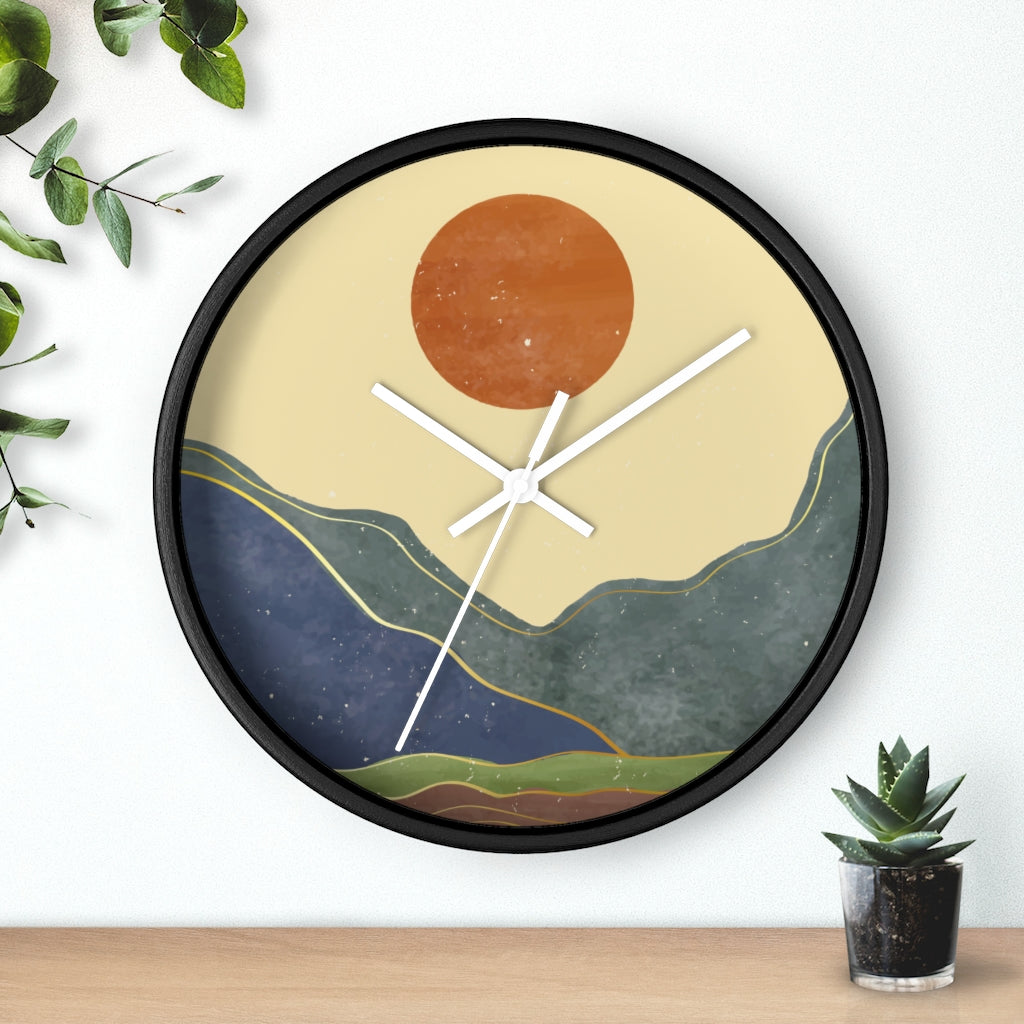 California Sun Wall clock