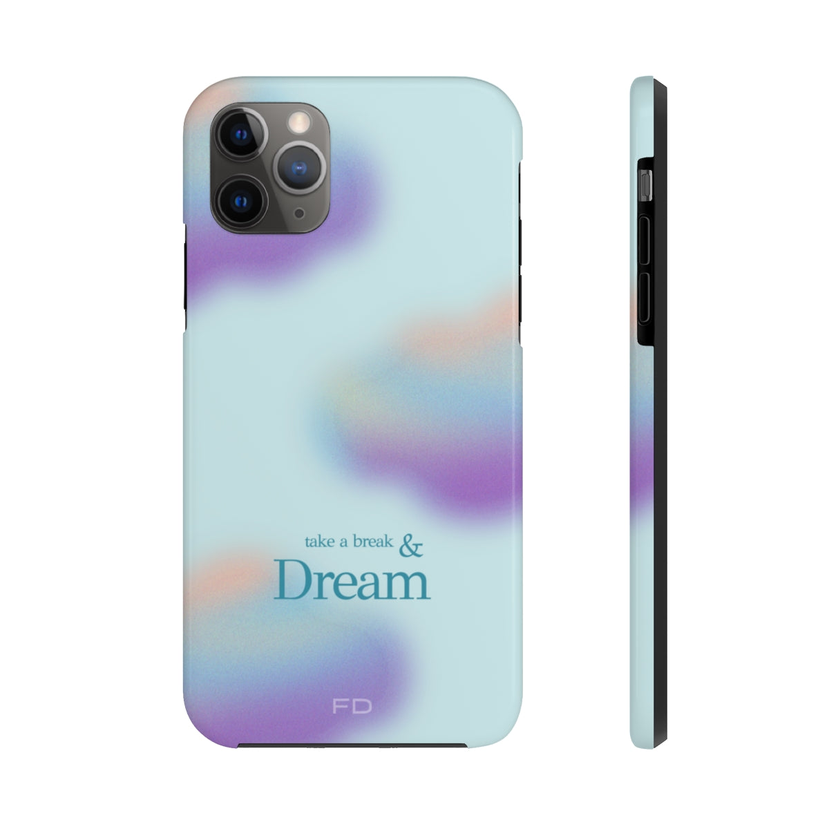 Take a Break and Dream Tough Case for iPhone Supports Wireless Charging