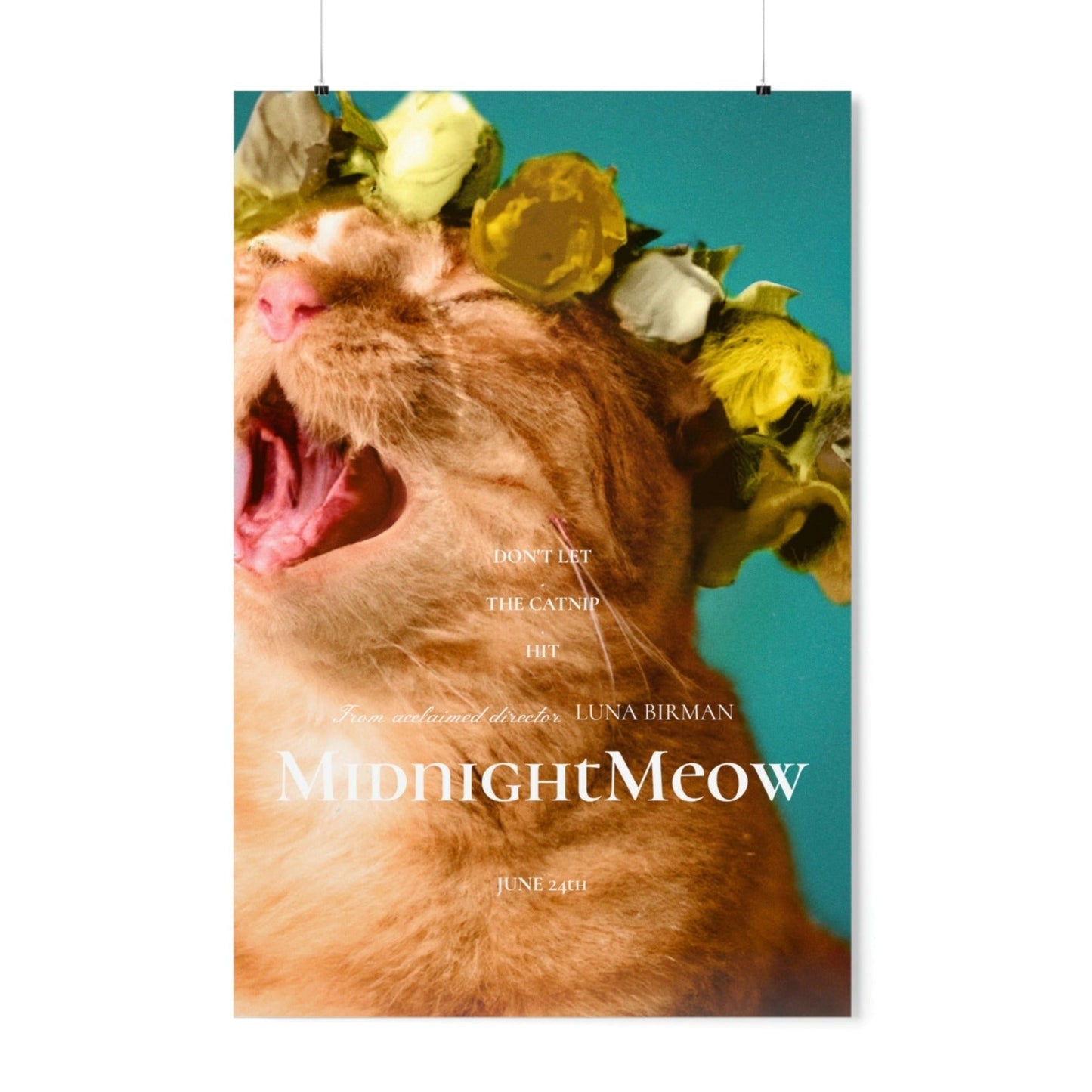 Midnight Meow Cat Movie Poster