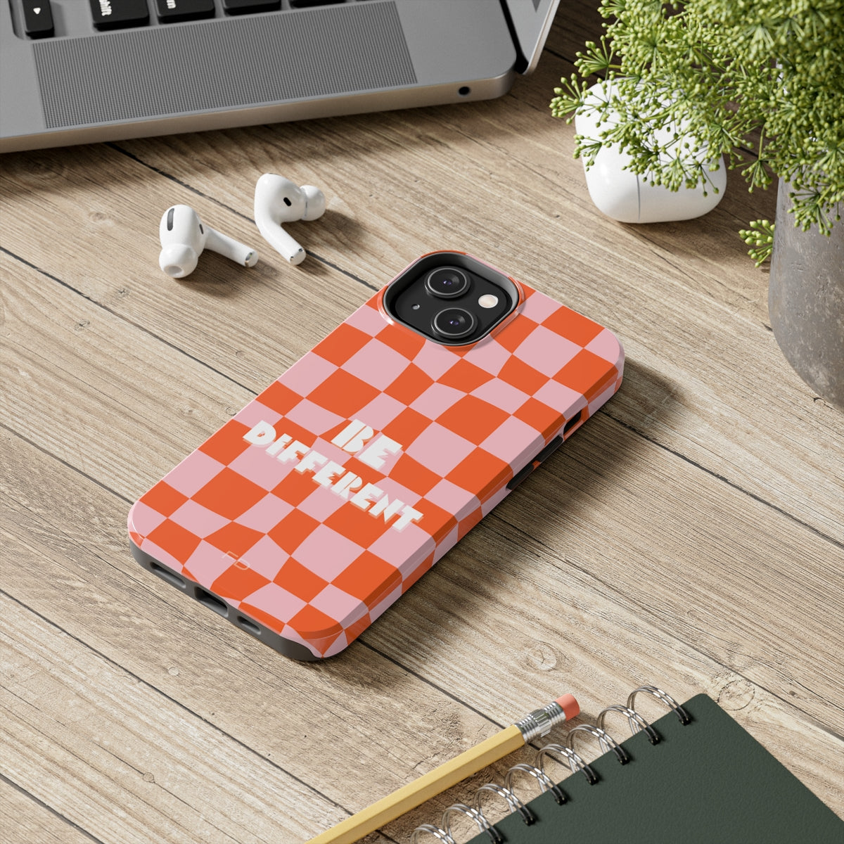 Be Different Tough Case for iPhone Supports Wireless Charging