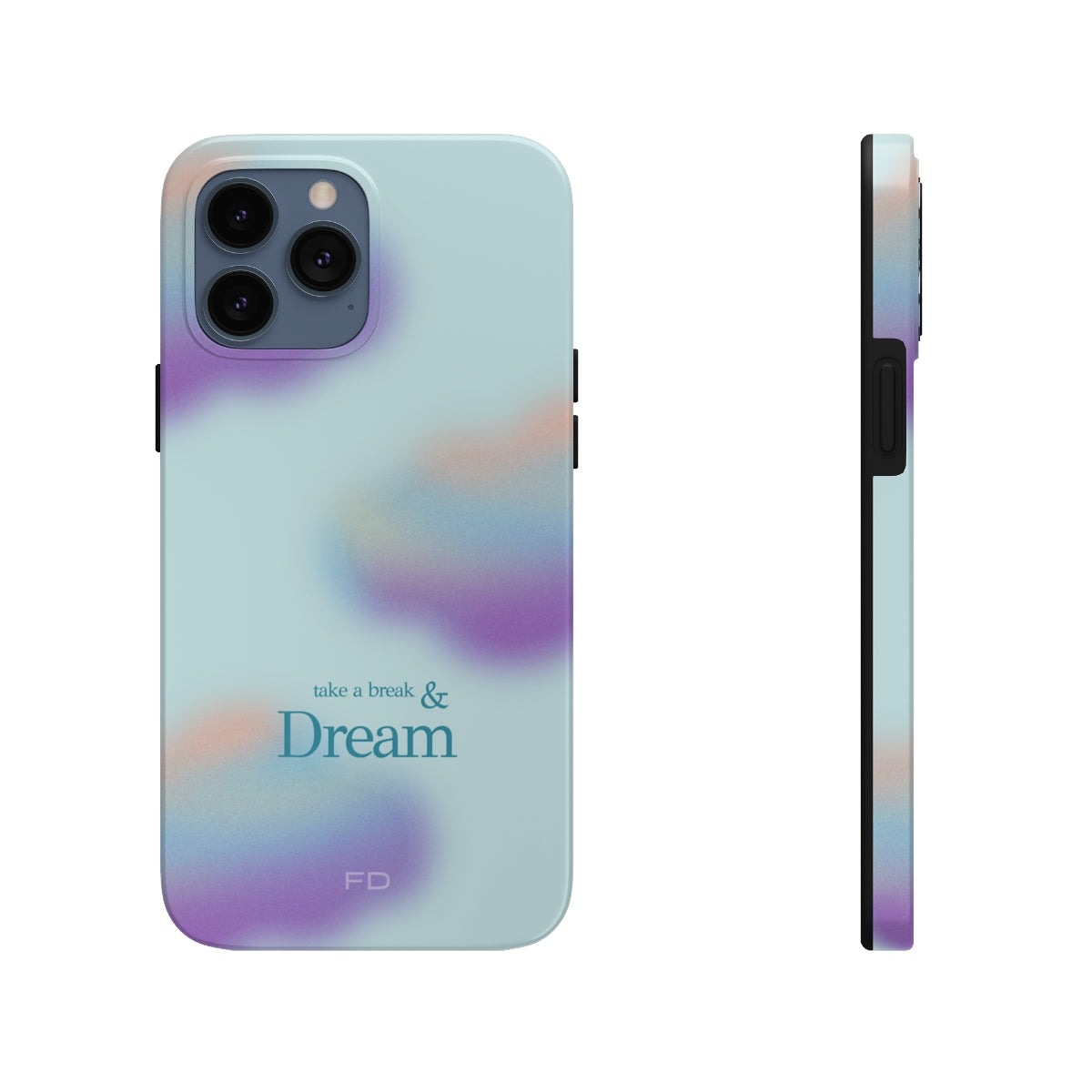 Take a Break and Dream Tough Case for iPhone Supports Wireless Charging