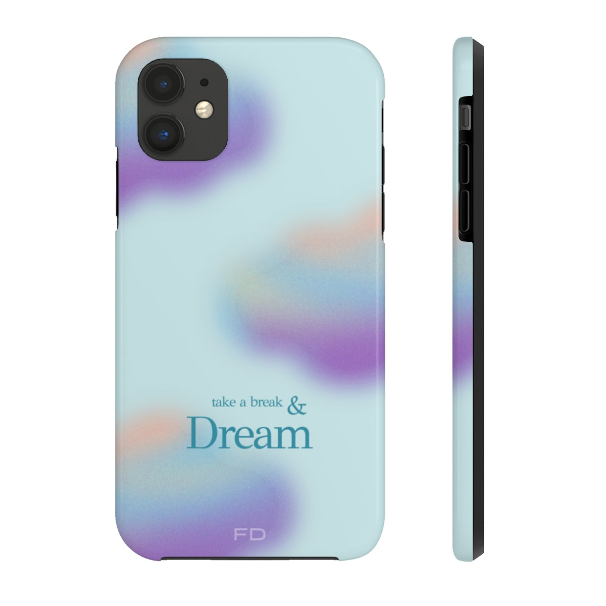 Take a Break and Dream Tough Case for iPhone Supports Wireless Charging