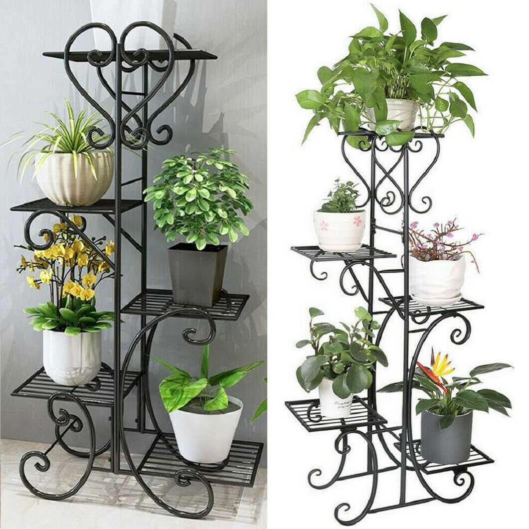 indoor and outdoor 5 Tier Metal Plant Stand