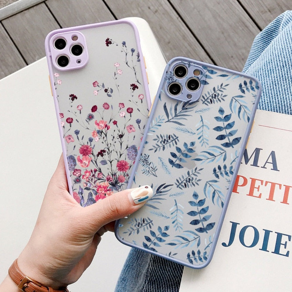 Floral Paintings Hard Cover iPhone Case
