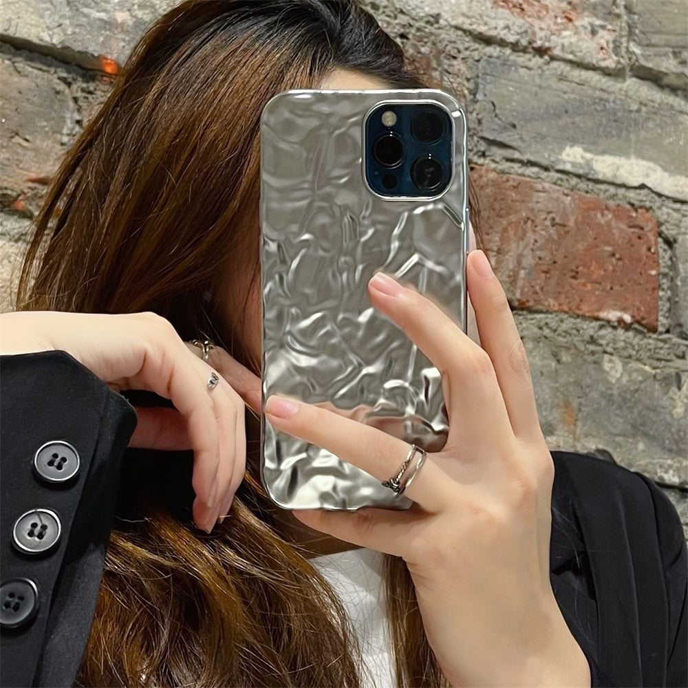 Matte Finish Wrinkled Protective Case for iPhone