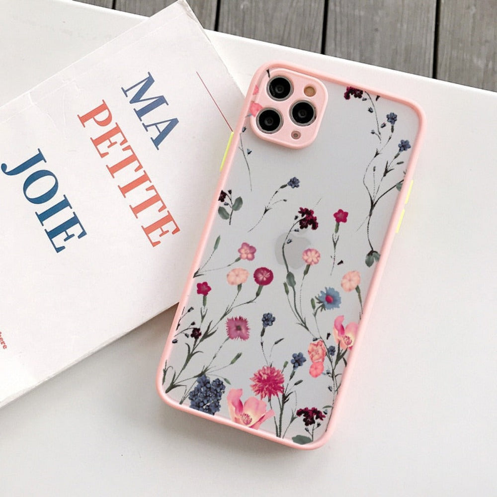 Floral Paintings Hard Cover iPhone Case