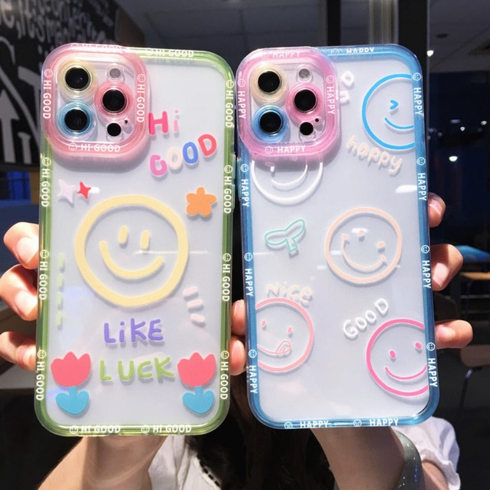 Happy Joyful Day Theme Protective Case for iPhone