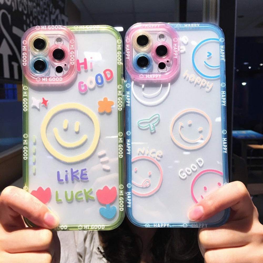 Happy Joyful Day Theme Protective Case for iPhone