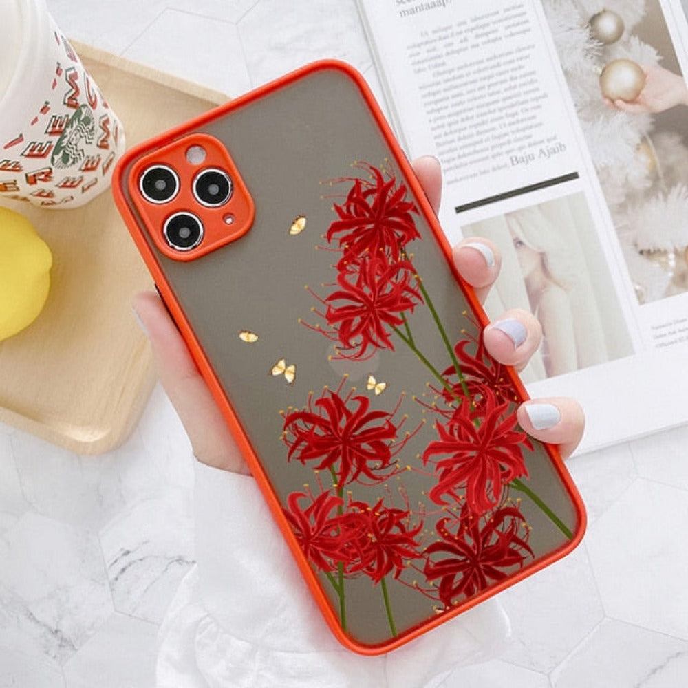 Floral Paintings Hard Cover iPhone Case