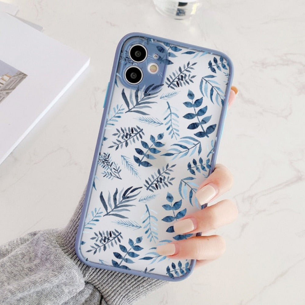 Floral Paintings Hard Cover iPhone Case