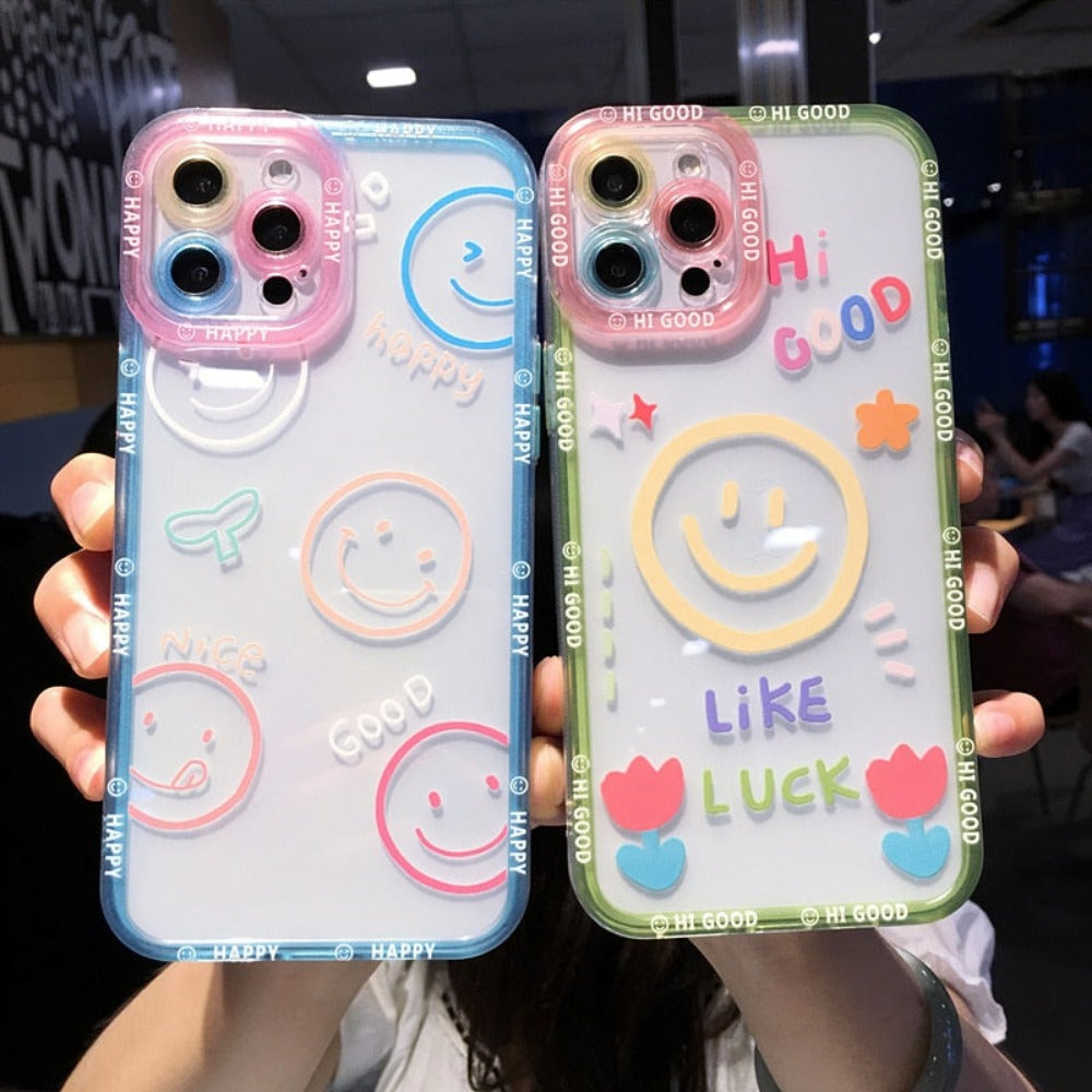 Happy Joyful Day Theme Protective Case for iPhone