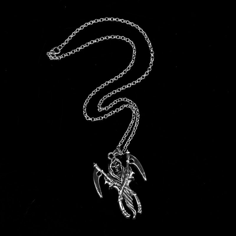 Dealth God with Double Sickle Necklace