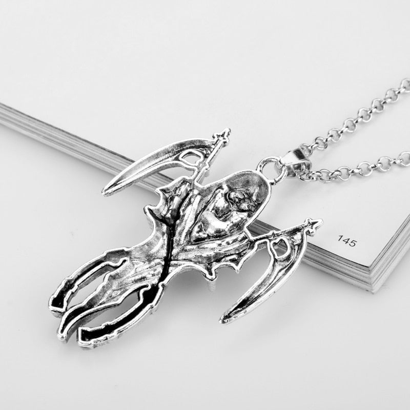 Dealth God with Double Sickle Necklace