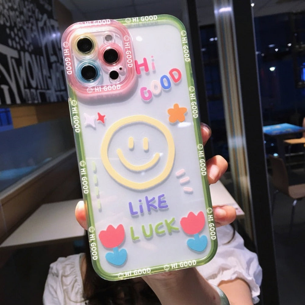Happy Joyful Day Theme Protective Case for iPhone