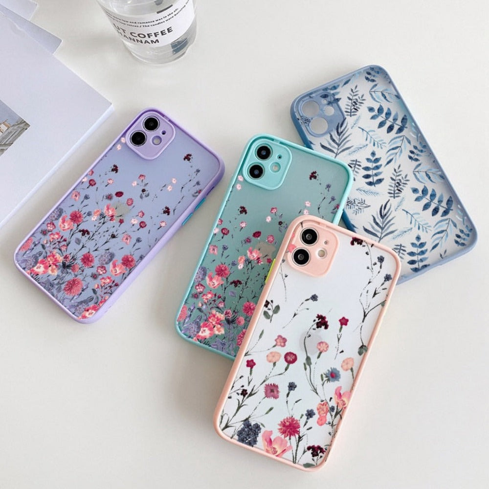 Floral Paintings Hard Cover iPhone Case