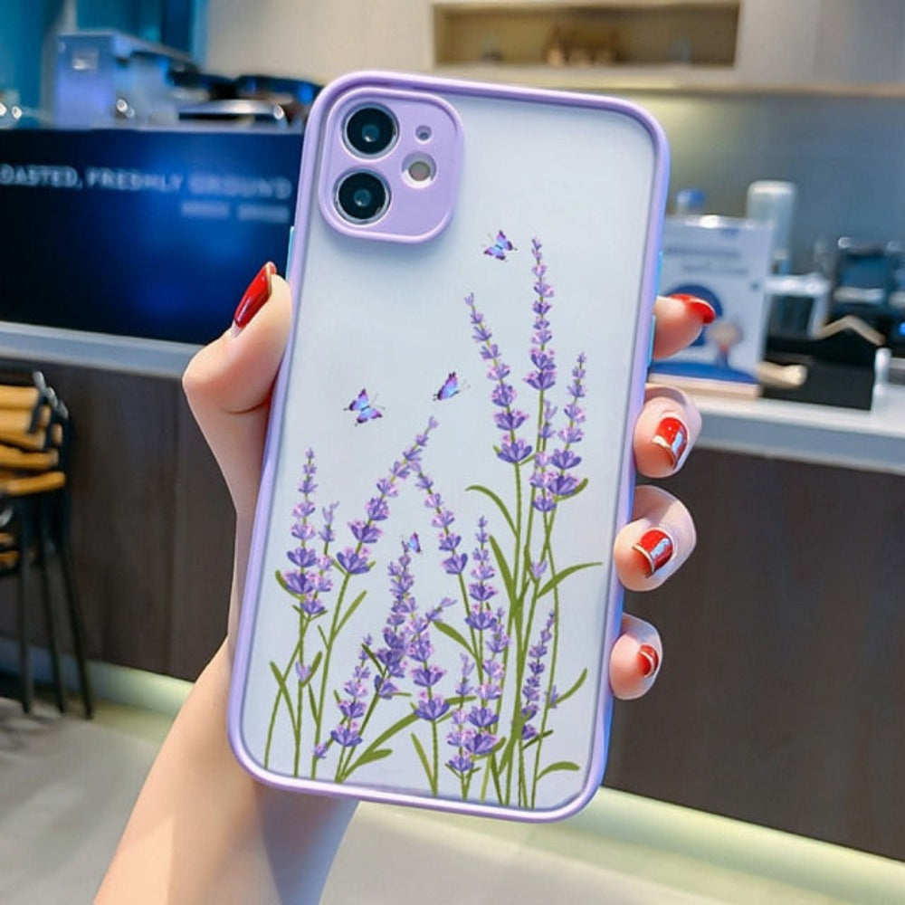 Floral Paintings Hard Cover iPhone Case