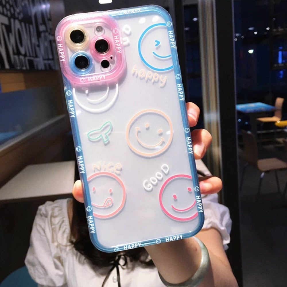 Happy Joyful Day Theme Protective Case for iPhone