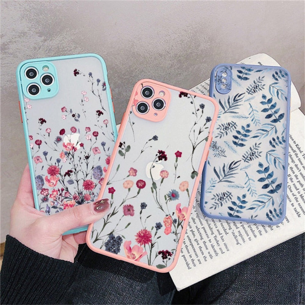 Floral Paintings Hard Cover iPhone Case