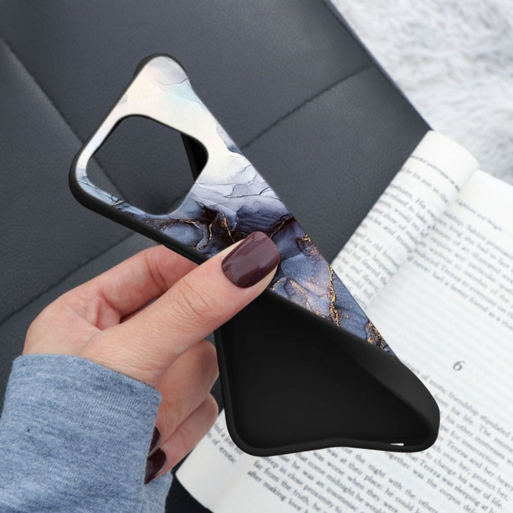 Colorful Marble Theme Protective Case for iPhone
