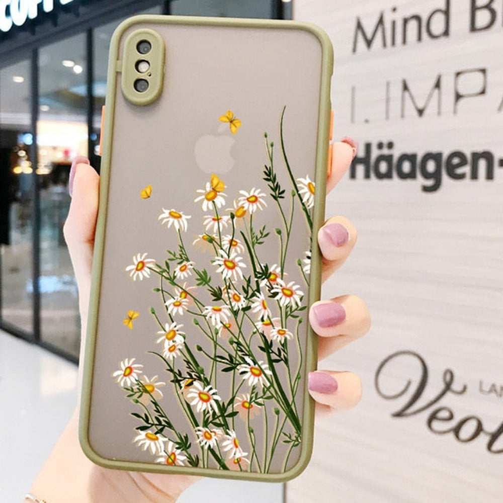 Floral Paintings Hard Cover iPhone Case