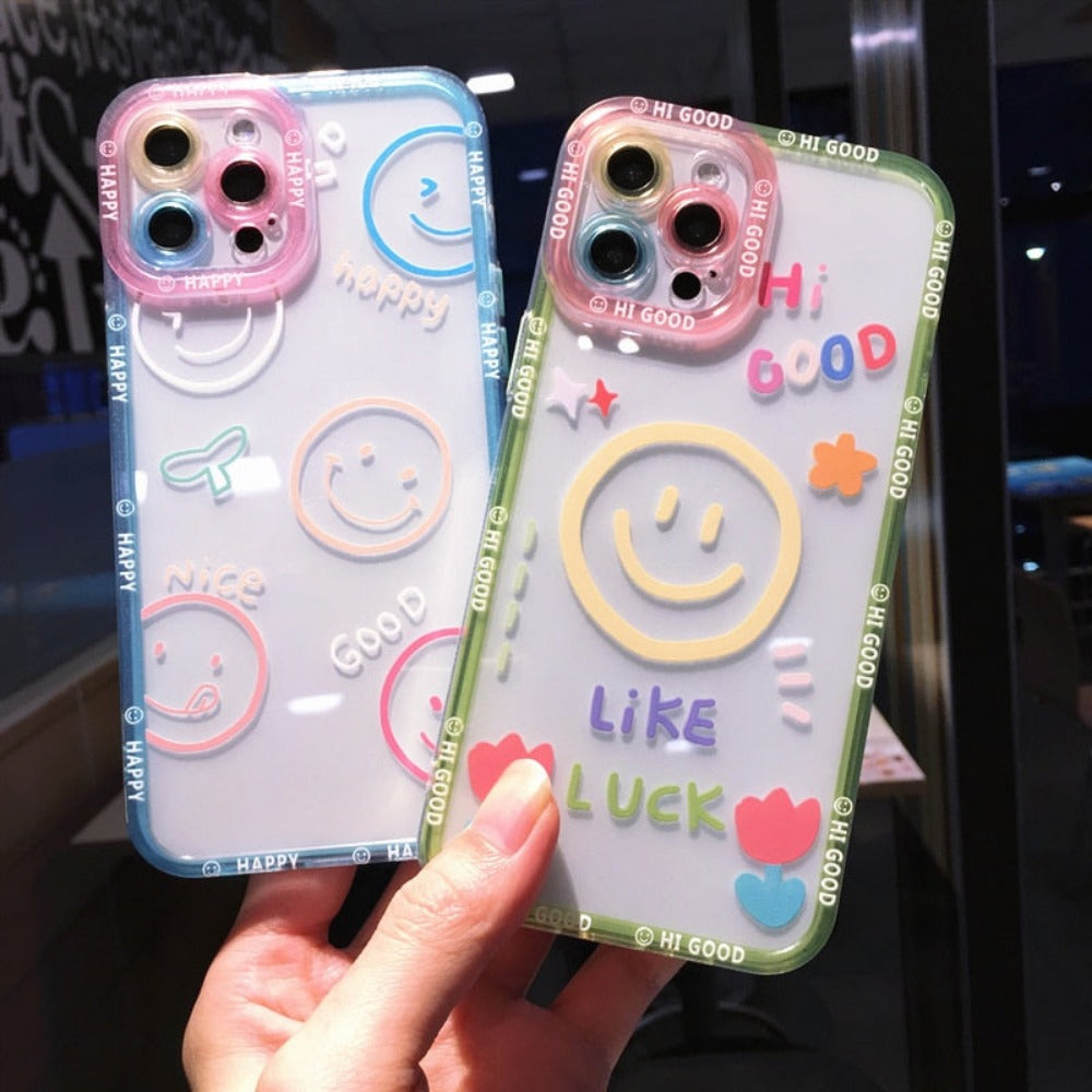 Happy Joyful Day Theme Protective Case for iPhone
