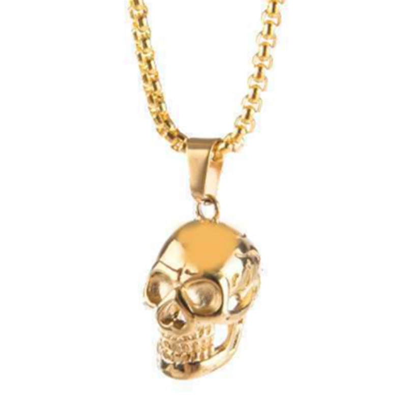 Shinny Skull Necklace