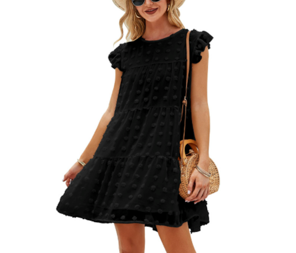 Womens Short Floral Shift Dress