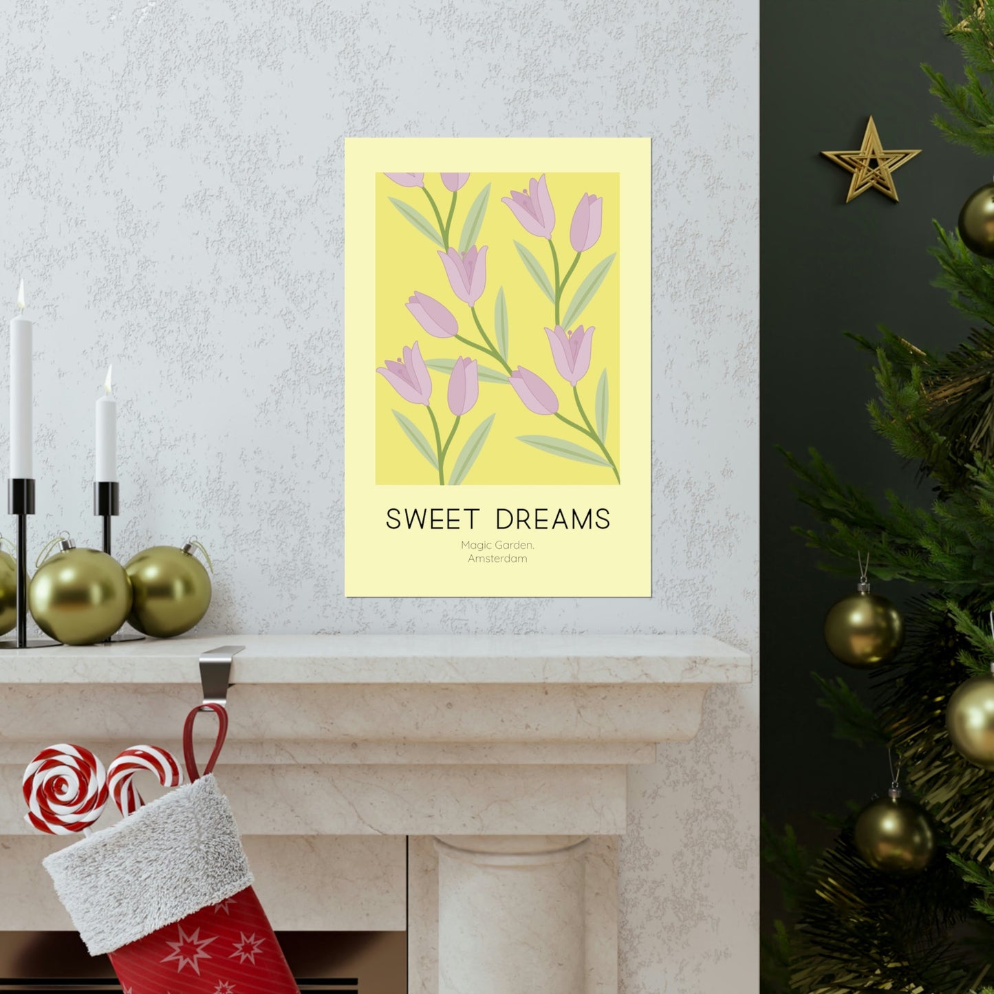 Sweet Dreams Tulip Poster