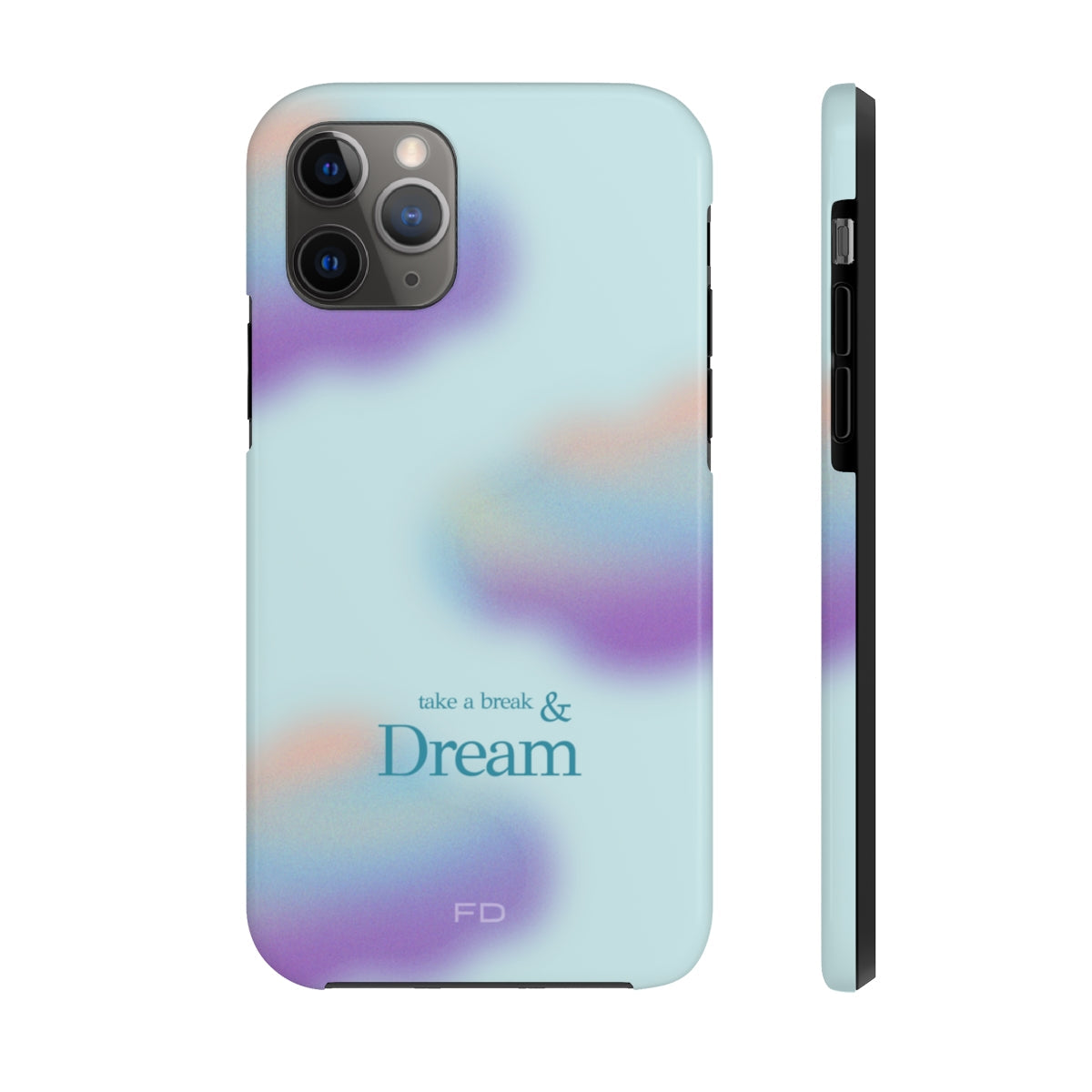 Take a Break and Dream Tough Case for iPhone Supports Wireless Charging