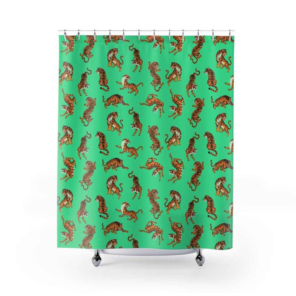 Tiger Novelty Shower Curtains