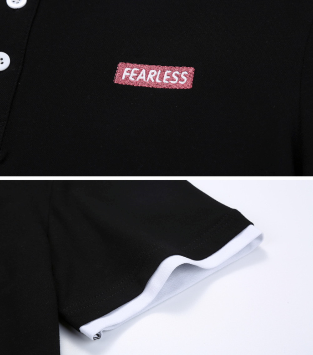 Mens Short Sleeve Layered Look Polo Short