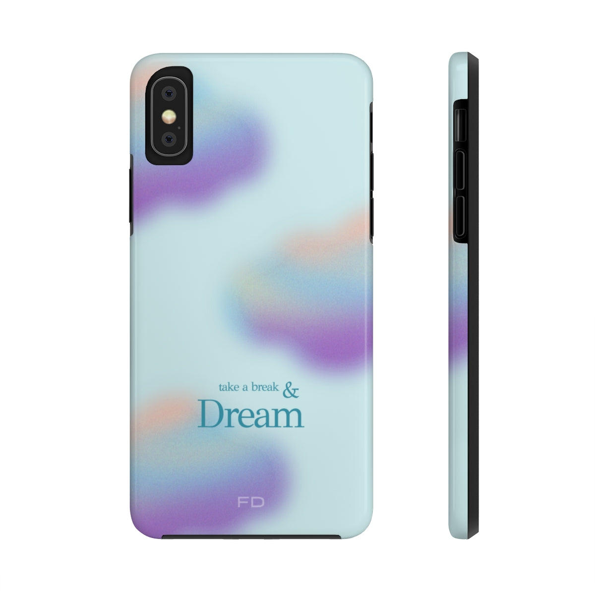 Take a Break and Dream Tough Case for iPhone Supports Wireless Charging