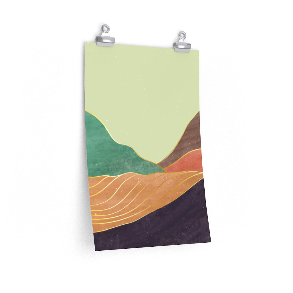 Tranquil Mountains Premium Matte vertical posters