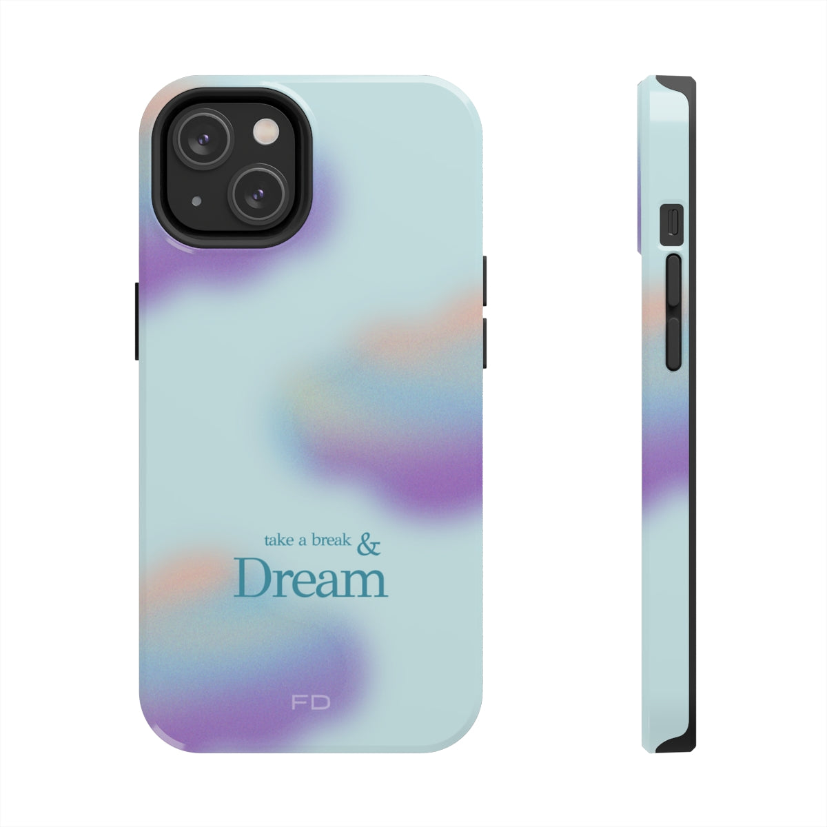 Take a Break and Dream Tough Case for iPhone Supports Wireless Charging