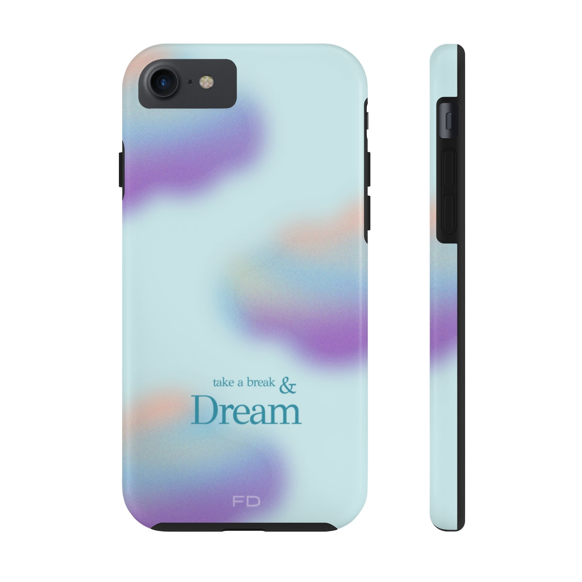 Take a Break and Dream Tough Case for iPhone Supports Wireless Charging