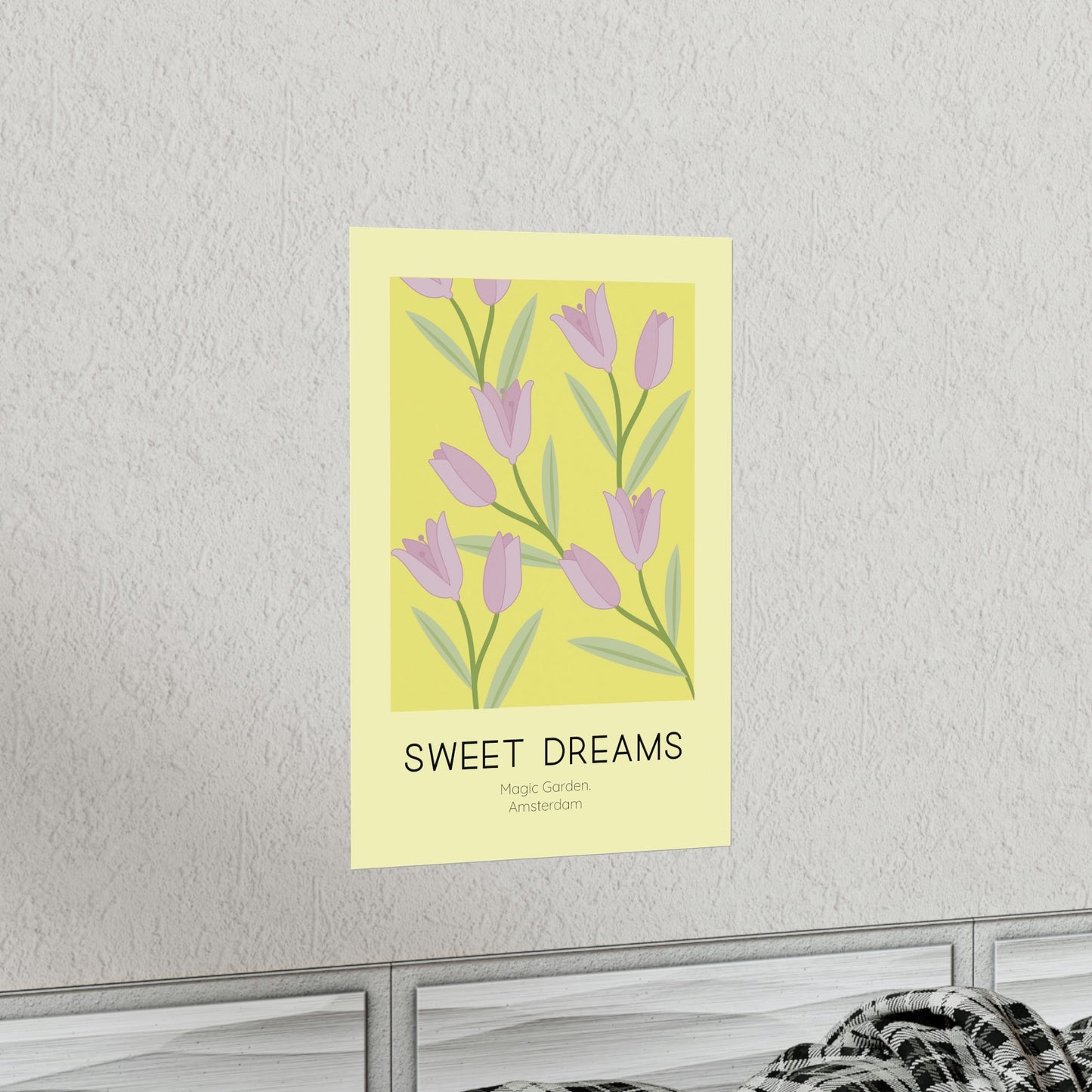 Sweet Dreams Tulip Poster