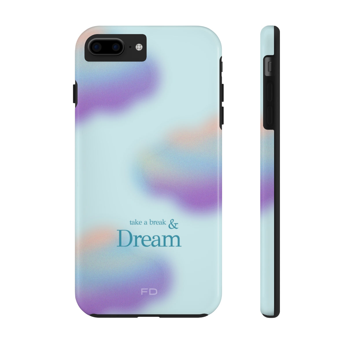 Take a Break and Dream Tough Case for iPhone Supports Wireless Charging