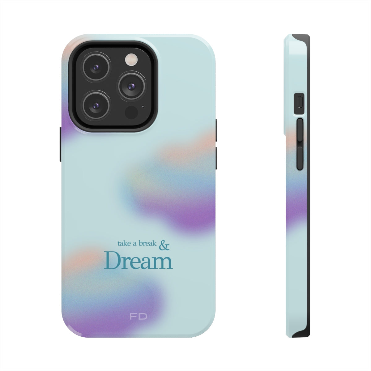 Take a Break and Dream Tough Case for iPhone Supports Wireless Charging